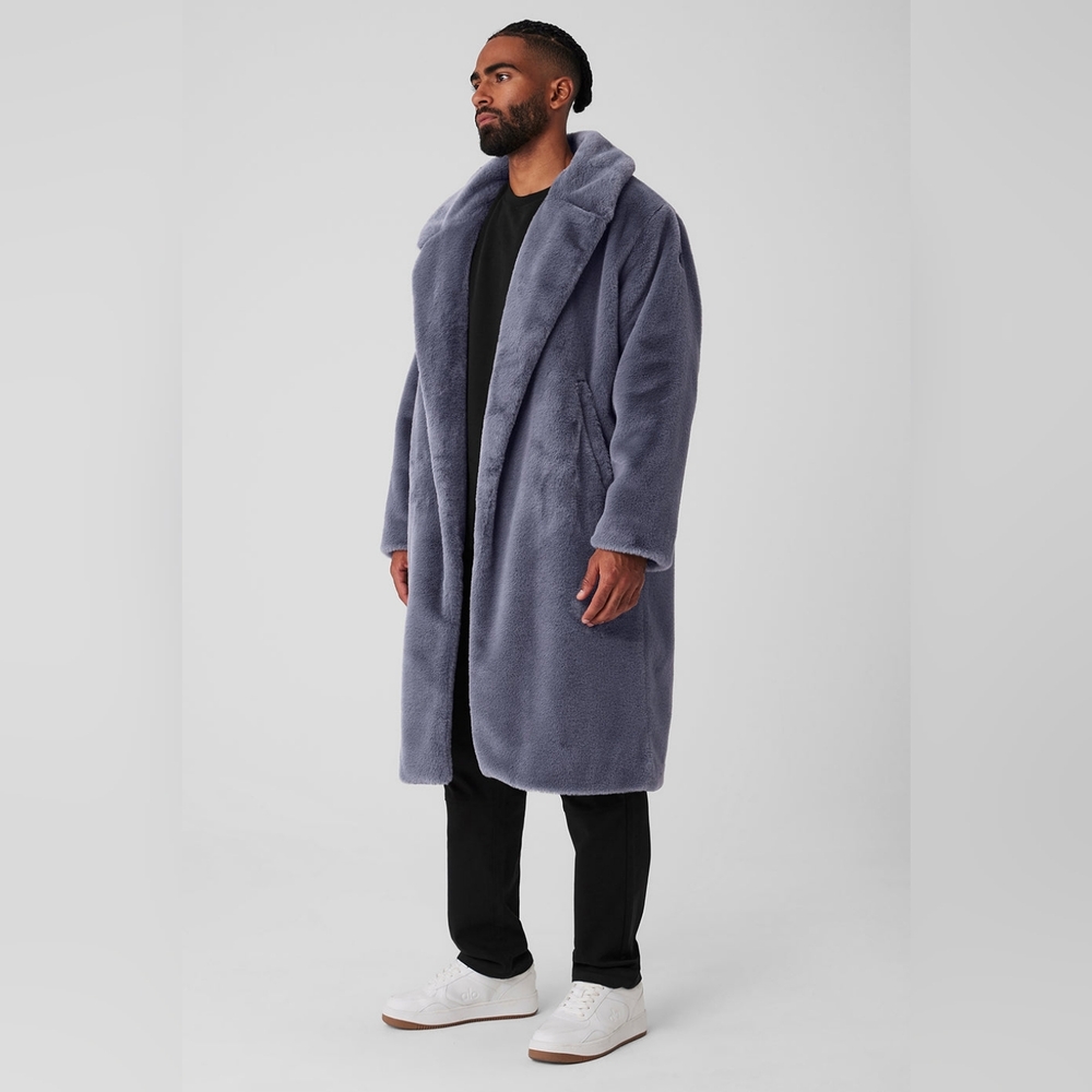 ALO Yoga Faux Fur Trench - Picture 6 of 9